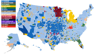 Illustration for article titled The Most Accurate Map of NCAA College Basketball Fandom